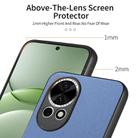 For Huawei nova 13 Twill Fabric Leather Skin Back Phone Case(Blue) - 3