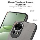 For Huawei nova 13 Twill Fabric Leather Skin Back Phone Case(Gray) - 3