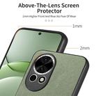 For Huawei nova 13 Pro Twill Fabric Leather Skin Back Phone Case(Green) - 3