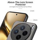 For vivo X200 Twill Fabric Leather Skin Back Phone Case(Gray) - 3