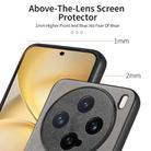 For vivo X200 Pro mini Twill Fabric Leather Skin Back Phone Case(Gray) - 3
