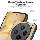For vivo X200 Pro mini Twill Fabric Leather Skin Back Phone Case(Khaki) - 3