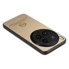 For vivo X200 Ultra Twill Fabric Leather Skin Back Phone Case(Khaki) - 3