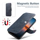 For iPhone 15 Pro Suteni Q05 2-in-1 Multi-function Detachable Wallet MagSafe Phone Case(Blue) - 2