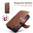 For iPhone 13 Pro Suteni Q05 2-in-1 Multi-function Detachable Wallet MagSafe Phone Case(Brown) - 2