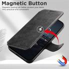 For iPhone 17 Suteni Q05 2-in-1 Multi-function Detachable Wallet MagSafe Phone Case(Black) - 3