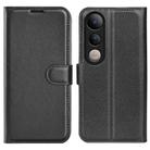 For vivo V50 Lite 5G Litchi Texture Horizontal Flip Leather Phone Case with Holder(Black) - 1