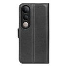 For vivo V50 Lite 5G Litchi Texture Horizontal Flip Leather Phone Case with Holder(Black) - 3