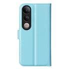For vivo V50 Lite 5G Litchi Texture Horizontal Flip Leather Phone Case with Holder(Blue) - 3