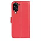 For vivo Y04 / Y29s Litchi Texture Horizontal Flip Leather Phone Case with Holder(Red) - 3