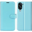 For vivo Y04 / Y29s Litchi Texture Horizontal Flip Leather Phone Case with Holder(Blue) - 1