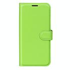 For vivo Y29 4G Litchi Texture Horizontal Flip Leather Phone Case with Holder(Green) - 2