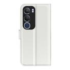 For vivo vivo Y19s 4G / Y29 5G Litchi Texture Horizontal Flip Leather Phone Case with Holder(White) - 3