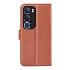 For vivo vivo Y19s 4G / Y29 5G Litchi Texture Horizontal Flip Leather Phone Case with Holder(Brown) - 3