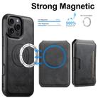 For iPhone 16 Suteni M3 Card Bag MagSafe Cowhide Texture Leather Phone Case(Black) - 2