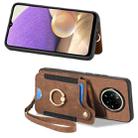 For Realme 14 Pro Retro Skin-feel Ring Multi-card Wallet Phone Case(Brown) - 2