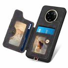 For Realme 14 Pro+ Retro Skin-feel Ring Multi-card Wallet Phone Case(Black) - 3