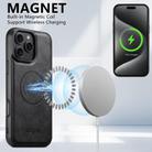 For iPhone 15 Pro Max Suteni G5 Cowhide Leather MagSafe Magnetic Phone Case(Black) - 3