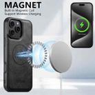 For iPhone 13 Pro Suteni G5 Cowhide Leather MagSafe Magnetic Phone Case(Black) - 3