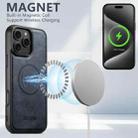 For iPhone 13 Pro Suteni G5 Cowhide Leather MagSafe Magnetic Phone Case(Blue) - 3