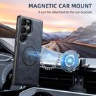For Samsung Galaxy S23 Ultra 5G Suteni G5 Cowhide Leather Magnetic Phone Case(Blue) - 3