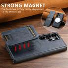 For Samsung Galaxy S23 Ultra 5G Suteni M5 Magnetic Card Bag MagSafe Leather Phone Case(Blue) - 3
