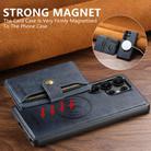 For Samsung Galaxy S25 Ultra 5G Suteni M4 Magnetic Card Bag MagSafe Leather Phone Case(Blue) - 3