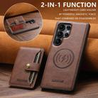 For Samsung Galaxy S24 Ultra 5G Suteni M4 Magnetic Card Bag MagSafe Leather Phone Case(Brown) - 2