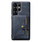For Samsung Galaxy S23 Ultra 5G Suteni M4 Magnetic Card Bag MagSafe Leather Phone Case(Blue) - 1