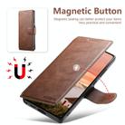 For Samsung Galaxy S22 Ultra 5G Suteni Q05 2-in-1 Multi-function Detachable Wallet MagSafe Phone Case(Brown) - 3