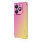For Tecno Spark 20 / Spark Go 2024 ENKAY Hat-Prince Gradient Airbag TPU Phone Case(Pink Gold) - 1