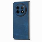 For OPPO Find N5 Vintage Leather PC Back Cover Phone Cas(Blue) - 2