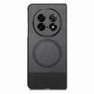 For OPPO Find N5 Twill Fabric Leather Skin Magnetic Back Phone Case(Black) - 2