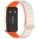 For Huawei Watch Band 10 / 10 NFC I-Shaped Magnetic Silicone Watch Band(Starlight Orange) - 2