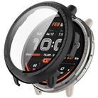 For Amazfit Active 2 A2437 Tempered Film Integrated PC Watch Protective Case(Black) - 1