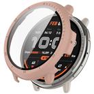 For Amazfit Active 2 A2437 Tempered Film Integrated PC Watch Protective Case(Cherry Pink) - 1