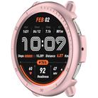 For Amazfit Active 2 A2437 Half Coverage PC Hollow Watch Protective Case(Rose Pink) - 2