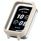For  Honor Band 9 PC Ear Half Coverage Watch Protective Frame(Vintage White) - 1