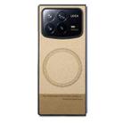 For Xiaomi Mix Fold 4 Twill Fabric Leather Skin Magnetic Back Phone Case(Khaki) - 2