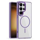 For Samsung Galaxy S23 Ultra 5G Star Shield Thin Circle MagSafe Phone Case(Purple) - 1