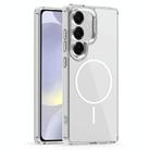 For Samsung Galaxy S24+ 5G Star Shield Thin Circle MagSafe Phone Case(White) - 1