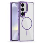 For Samsung Galaxy S24+ 5G Star Shield Thin Circle MagSafe Phone Case(Purple) - 1