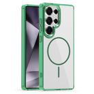 For Samsung Galaxy S24 Ultra 5G Star Shield Thin Circle MagSafe Phone Case(Green) - 1