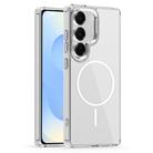 For Samsung Galaxy S25 5G Star Shield Thin Circle MagSafe Phone Case(White) - 1