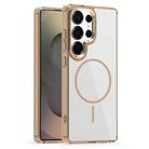 For Samsung Galaxy S25 Ultra 5G Star Shield Thin Circle MagSafe Phone Case(Desert Gold) - 1