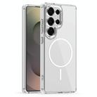 For Samsung Galaxy S25 Ultra 5G Star Shield Thin Circle MagSafe Phone Case(White) - 1