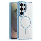 For Samsung Galaxy S25 Ultra 5G Star Shield Thin Circle MagSafe Phone Case(Light Blue) - 1