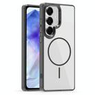 For Samsung Galaxy A55 5G Star Shield Thin Circle MagSafe Phone Case(Black) - 1