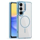 For Samsung Galaxy A15 5G Star Shield Thin Circle MagSafe Phone Case(Light Blue) - 1