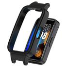 For Huawei Band 10 / 9 / 8 14mm PC Ear Half Coverage Watch Protective Frame(Black) - 2